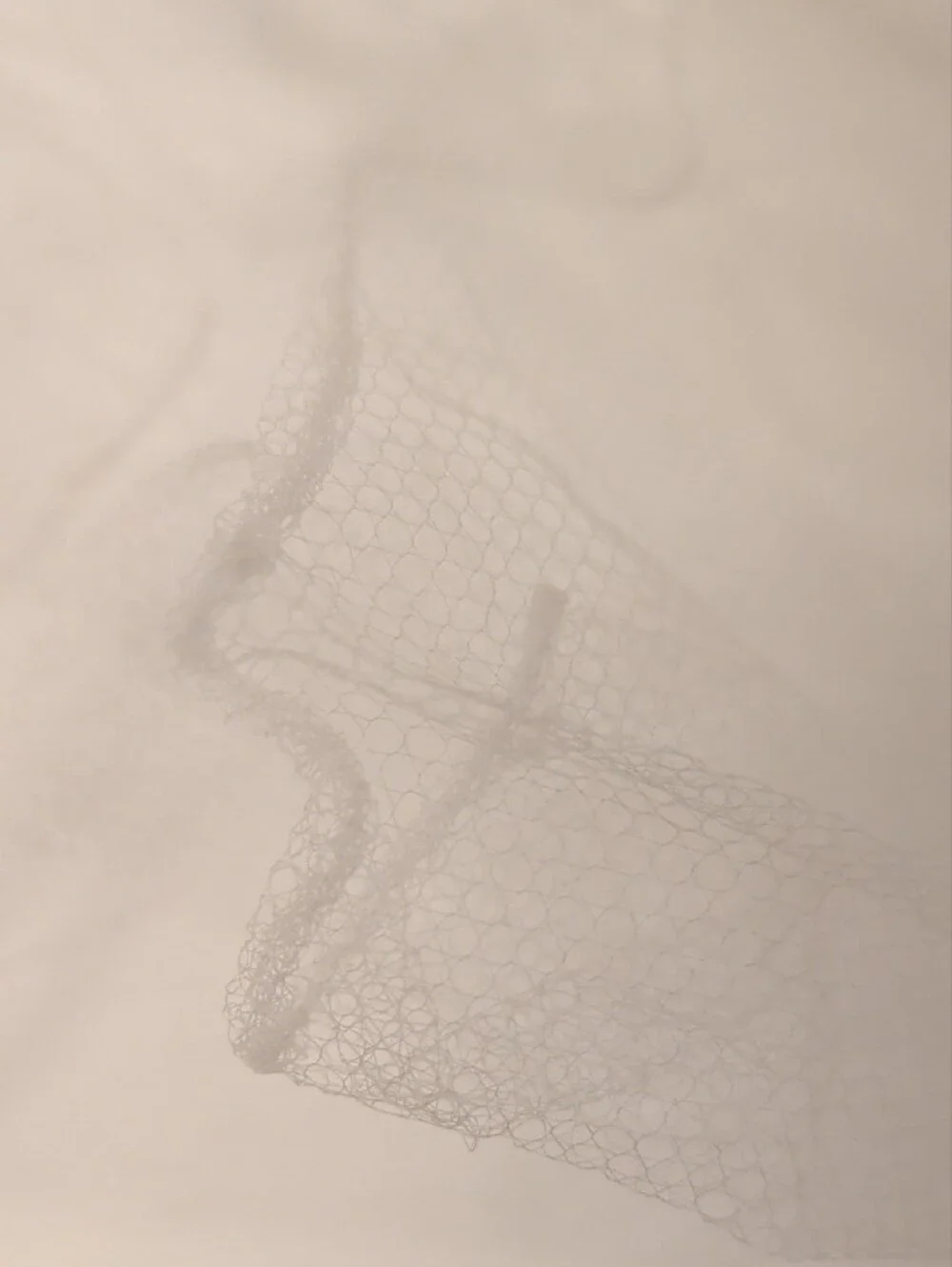 Vintage Bridal Veil And Lace Pouch Purse Wedding Accessories 70s - 80s